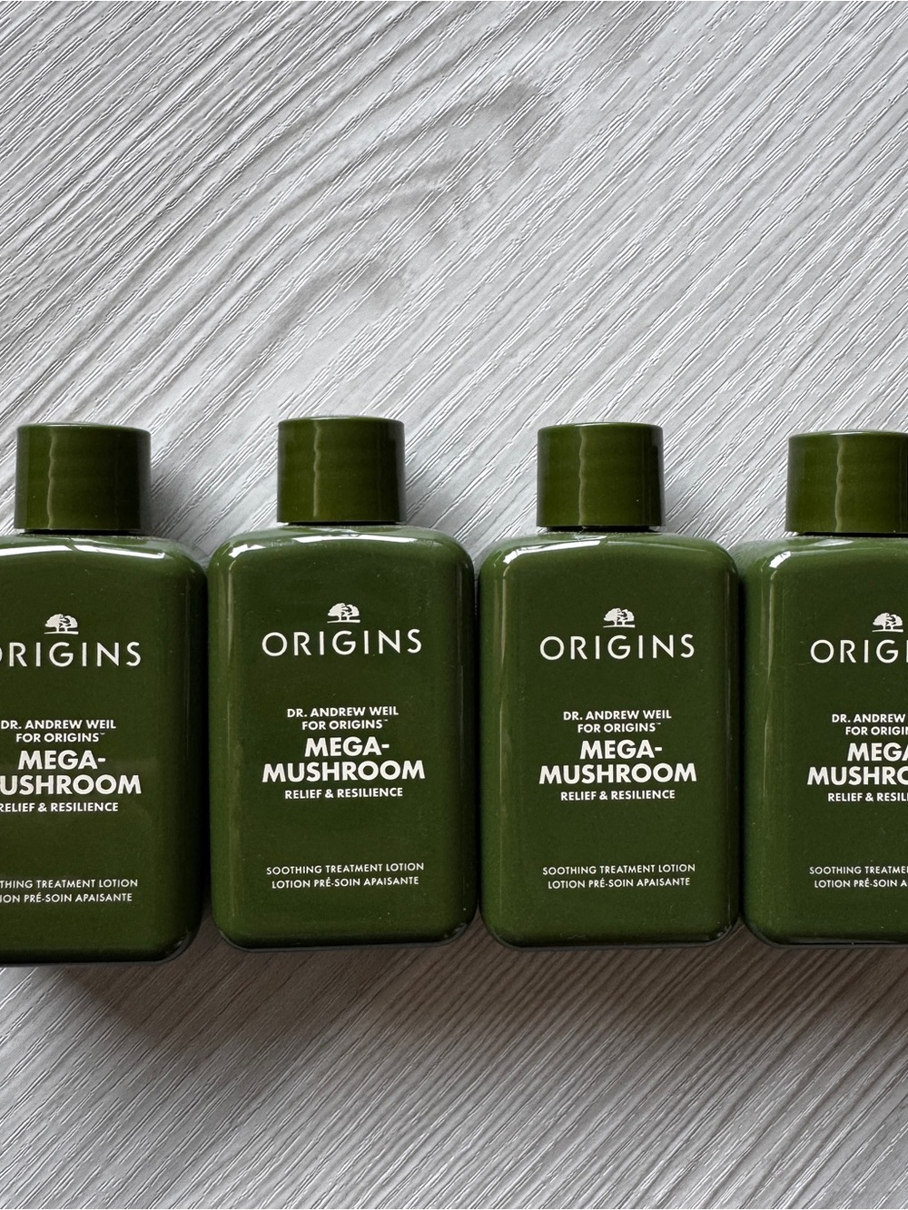 4x Origins Mega Mushroom Relief & Resilience Smoothing Treatment Lotion 50ml